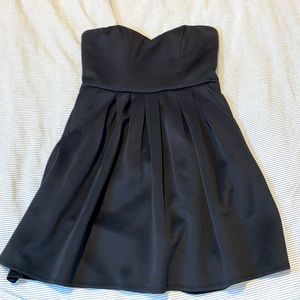 Strapless little black dress